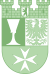 Stadtwappen des Berliner Bezirks Neukölln, in grünen Farben