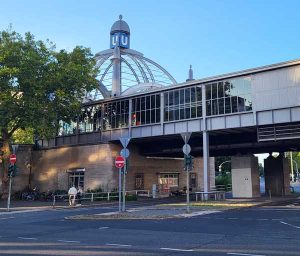 U-Bahnhof Nollendorfplatz,. oberirdischer U-Bahnhof mit einer Kuppel